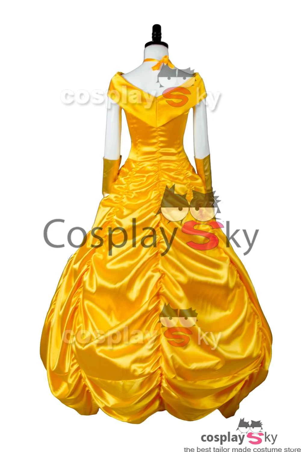 2017 La Belle Et La Bete Robe De Bal Cosplay Costume – Image 2