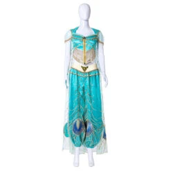 2019 Film Aladdin Princesse Jasmine Cosplay Costume Pour Adulte Et Enfant