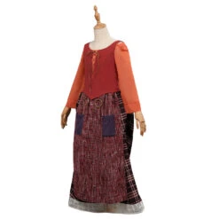 2022 Enfant Hocus Pocus 2 Mary Sanderson Robe Enfant Cosplay Costume Halloween -Newcossky 2022EnfantHocusPocus2MarySandersonRobeEnfantCosplayCostumeHalloween 2