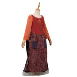 2022 Enfant Hocus Pocus 2 Mary Sanderson Robe Enfant Cosplay Costume Halloween -Newcossky 2022EnfantHocusPocus2MarySandersonRobeEnfantCosplayCostumeHalloween 4