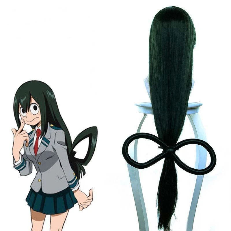 Boku No Hero Academia Tsuyu Asui Cosplay Perruque 3 Boku No Hero Academia Tsuyu Asui Cosplay Perruque