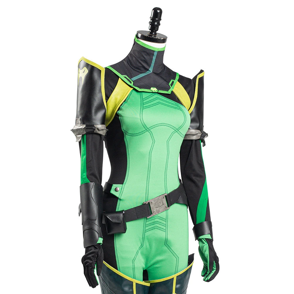 Valorant Viper Combinaison Halloween Carnaval Cosplay Costume 9 Valorant Viper Combinaison Halloween Carnaval Cosplay Costume – Image 8