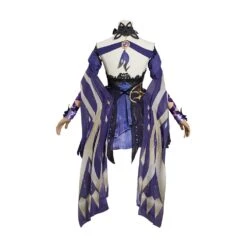 Genshin Impact Keqing Cosplay Costume -Newcossky 21f923cd4a3c68bd945b2a5d338b3520