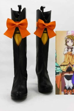 LoveLive! Season 2 KiRa-KiRa-Sensation! Hanayo Koizumi Cosplay Chaussures