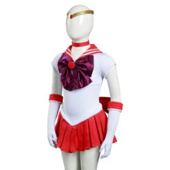 Sailor Moon Sailor Mars Hino Rei Enfant Cosplay Costume 16 Sailor Moon Sailor Mars Hino Rei Enfant Cosplay Costume -Newcossky 246a524b7dedf7a9af923bd19ae2f190