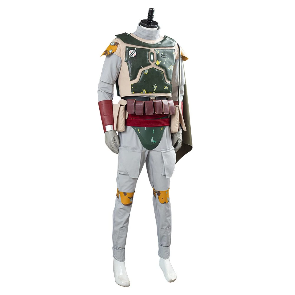 Star Wars Boba Fett Uniforme Halloween Carnaval Cosplay Costume 8 Star Wars Boba Fett Uniforme Halloween Carnaval Cosplay Costume – Image 6