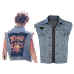 2022 TV Stranger Things 4 Homme Steve Harrington Cowboy Gilet Veste Cosplay Costume