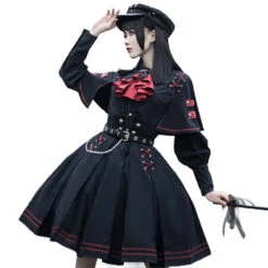 JK Army Directeur Général Uniform Lolita Cosplay Costume -Newcossky 250095 4