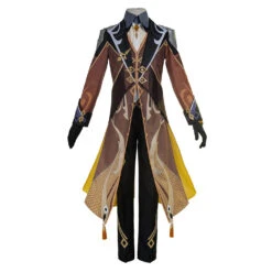 Genshin Impact Zhongli Tenue Uniform Cosplay Costume Halloween 13 Genshin Impact Zhongli Tenue Uniform Cosplay Costume Halloween -Newcossky 250547 1