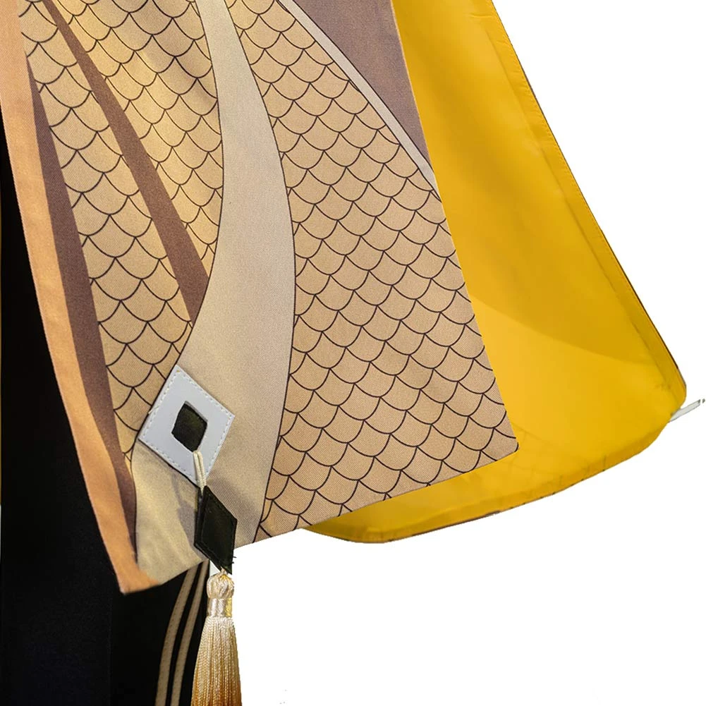 Genshin Impact Zhongli Tenue Uniform Cosplay Costume Halloween 10 Genshin Impact Zhongli Tenue Uniform Cosplay Costume Halloween – Image 8