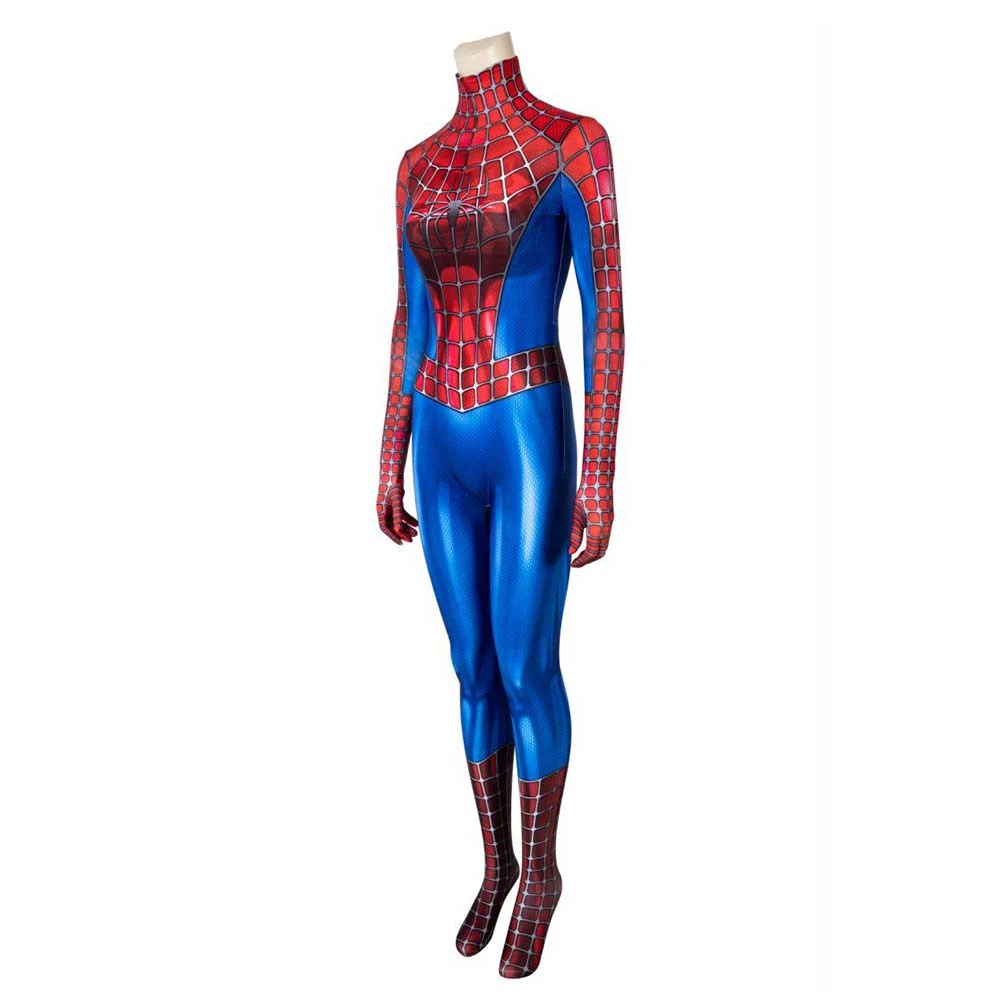Spider-Man Tobey Maguire Femme Cosplay Costume 5 Spider-Man Tobey Maguire Femme Cosplay Costume – Image 3