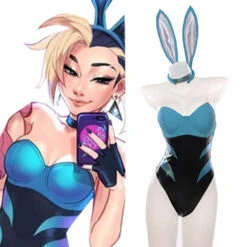 LOL League Of Legends K/DA Bunny Girl Akali Tenue Lapin Cosplay Costume