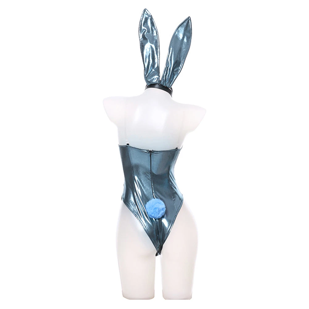 LOL League Of Legends K/DA Bunny Girl Kaisa Tenue Lapin Cosplay Costume 6 LOL League Of Legends K/DA Bunny Girl Kaisa Tenue Lapin Cosplay Costume – Image 4