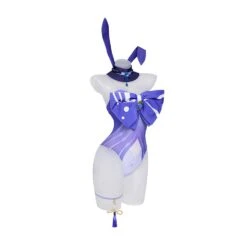 Genshin Impact Sangonomiya Kokomi Bunny Girls Cosplay Costume -Newcossky 255045 2