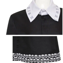 Enfant Anime Wednesday Addams Robe Cosplay Costume 11 Enfant Anime Wednesday Addams Robe Cosplay Costume -Newcossky 25508535 4