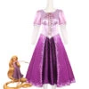 Enfant Enchanted Rapunzel Cosplay Costume Robe Carnaval Halloween -Newcossky 256178 1