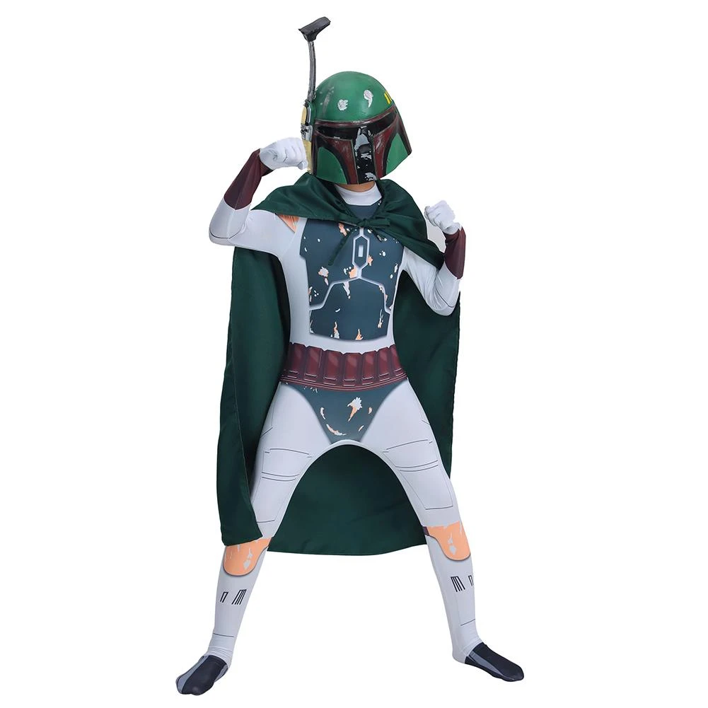 Star Wars Le Livre De Boba Fett Enfant Cosplay Costume 4 Star Wars Le Livre De Boba Fett Enfant Cosplay Costume – Image 2