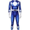 Power Rangers : Mighty Morphin Ranger Bleu Combinaison Cosplay Costume