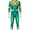 Power Rangers : Mighty Morphin Ranger Vert Cosplay Costume 2 Power Rangers : Mighty Morphin Ranger Vert Cosplay Costume -Newcossky 257429 1
