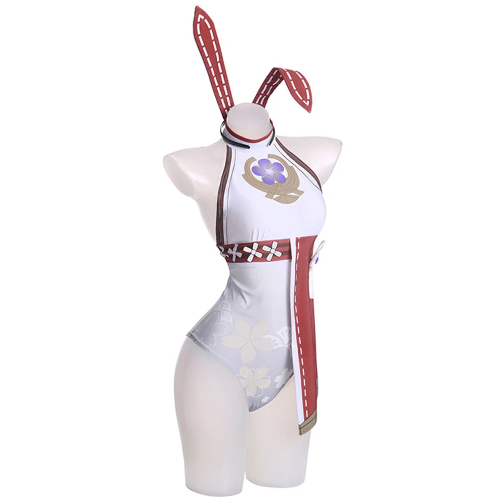 Genshin Impact Yae Miko Bunny Girl Cosplay Costume 5 Genshin Impact Yae Miko Bunny Girl Cosplay Costume – Image 3