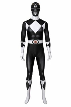 Power Rangers : Mighty Morphin Ranger Noir Cosplay Costume