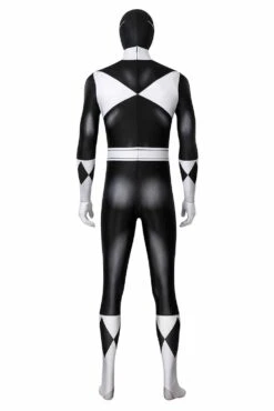 Power Rangers : Mighty Morphin Ranger Noir Cosplay Costume -Newcossky 259214 3