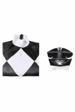 Power Rangers : Mighty Morphin Ranger Noir Cosplay Costume -Newcossky 259214 6