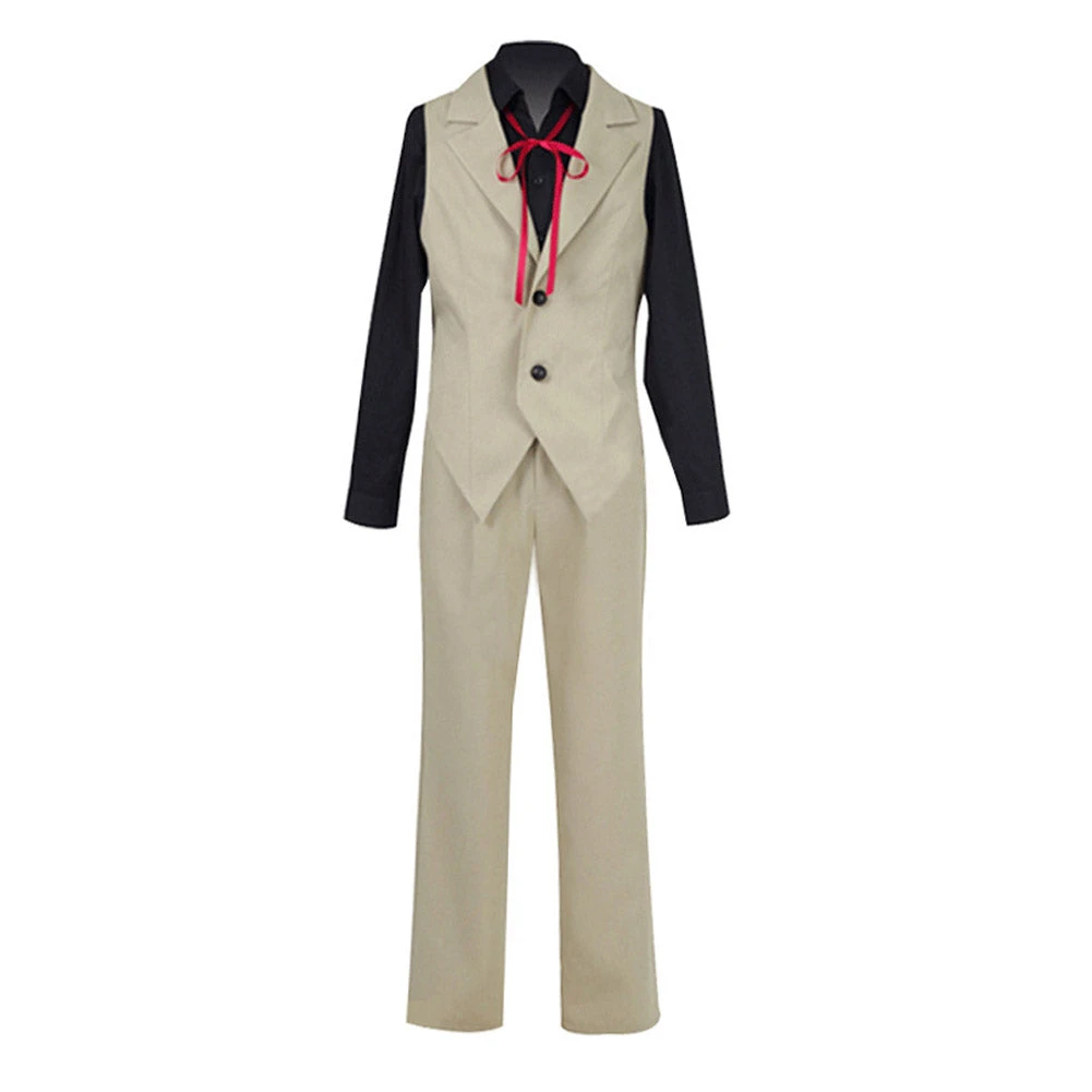 Adulte Bungo Stray Dogs Kunikida Doppo Uniform Cosplay Costume Carnaval 5 Adulte Bungo Stray Dogs Kunikida Doppo Uniform Cosplay Costume Carnaval – Image 3