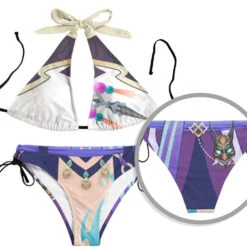 Genshin Impact Xiao Maillot De Bain Cosplay Costume-Cossky -Newcossky 259630 1