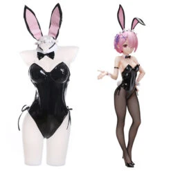 Re:Zero Kara Hajimeru Isekai Seikatsu Rem Ram Bunny Girl Cosplay Costume -Newcossky 259678 Cosarcade