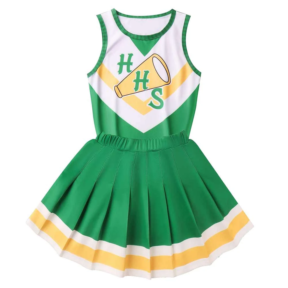 Adult Stranger Things 4 Chrissy Hawkins Cheerleaders Cosplay Costume 5 Adult Stranger Things 4 Chrissy Hawkins Cheerleaders Cosplay Costume – Image 3