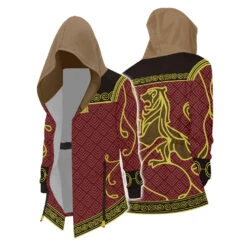 Hogwarts Legacy Gryffindor Veste à Capuche Coupe-vent Cosplay Costume