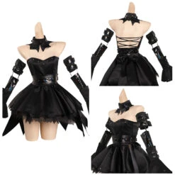 Anime Chobits - Freya Robe Noire Cosplay Costume -Newcossky 27a33b2ce2c7f0ab8e7fcb392c910685