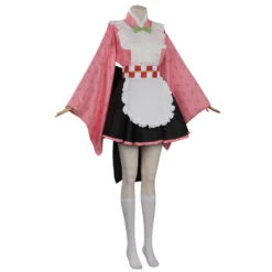 Demon Slayer Kimetsu No Yaiba Kamado Nezuko Maids Cosplay Costume -Newcossky 287d69cafea423150be744852525f4cf