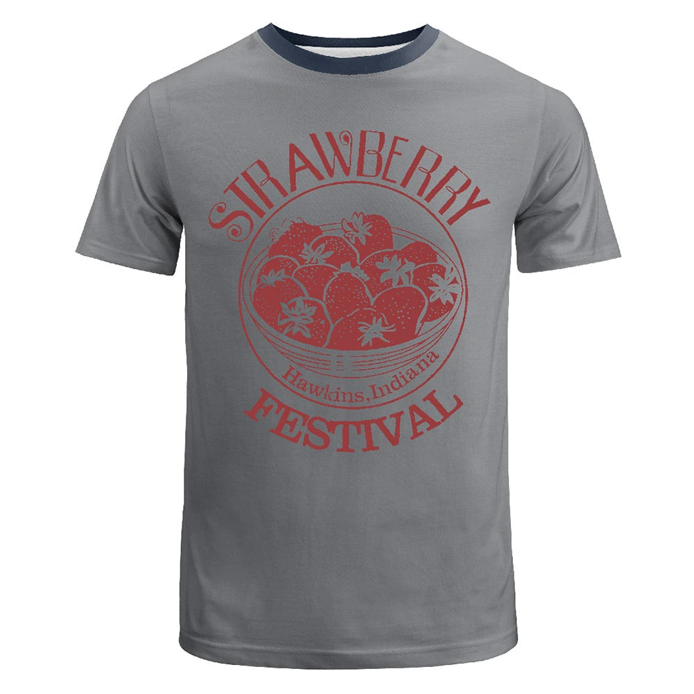 Stranger Things 4 Eleven EI T-shirt Cosplay Costume 3 Stranger Things 4 Eleven EI T-shirt Cosplay Costume