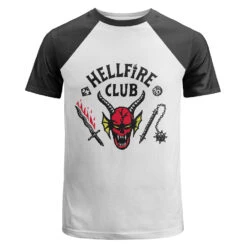 Stranger Things Saison 4 Eddie Munson Hellfire Club T-shirt Cosplay Costume -Newcossky 291727 1