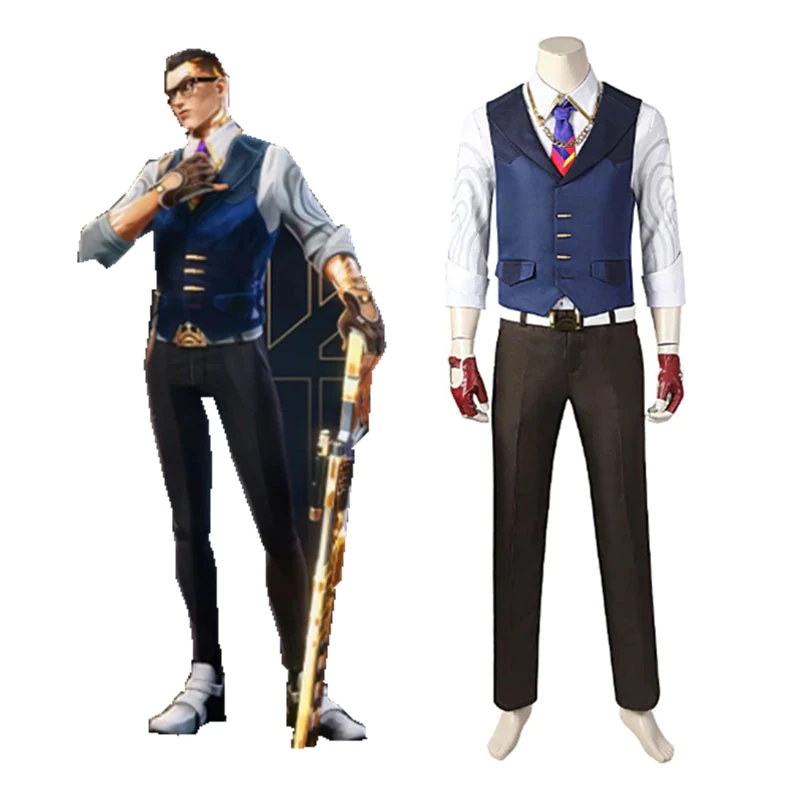 Valorant Jeu Chamber Uniforme Cosplay Costume 3 Valorant Jeu Chamber Uniforme Cosplay Costume