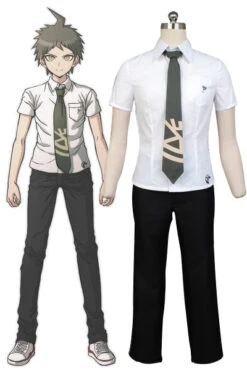 Danganronpa Hajime Hinata Uniforme Cosplay Costume Halloween Carnival