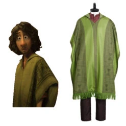 Encanto Bruno Adulte Châle Ensemble Cosplay Costume