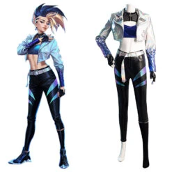 League Of Legends LOL KDA Akali The Rogue Assassin Cosplay Costume
