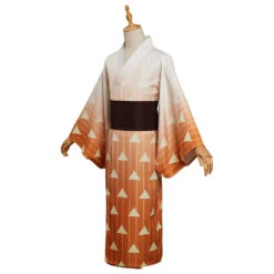 Demon Slayer Agatsuma Zenitsu Kimono Cosplay Costume -Newcossky 35ebd5de4faaa185ed2d0434586cd79f