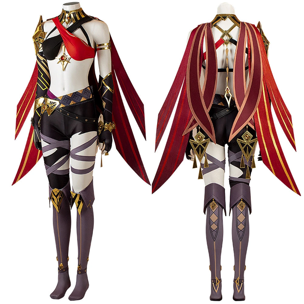 Genshin Impact Dehya Cosplay Costume 3 Genshin Impact Dehya Cosplay Costume