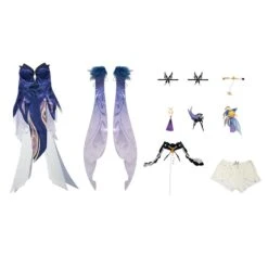 Genshin Impact Ningguang Orchid’s Evening Gown Cosplay Costume -Newcossky 3db904c71c04c40685b259b833a5f566
