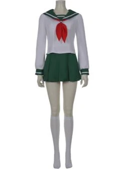 InuYasha Kagome Higurashi Femme Cosplay Costume Uniform Halloween Carnival -Newcossky 3eb9a284f58b4eb6a5389dbb67d9534f