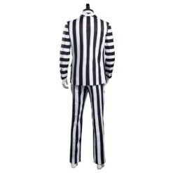 Beetlejuice Adam Rayures Noires Et Blanches Halloween Carnaval Cosplay Costume -Newcossky 3ecd1741e1d300438b88b93f23feee29
