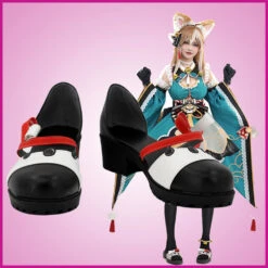 Genshin Impact Ms Hina Cosplay Chaussures