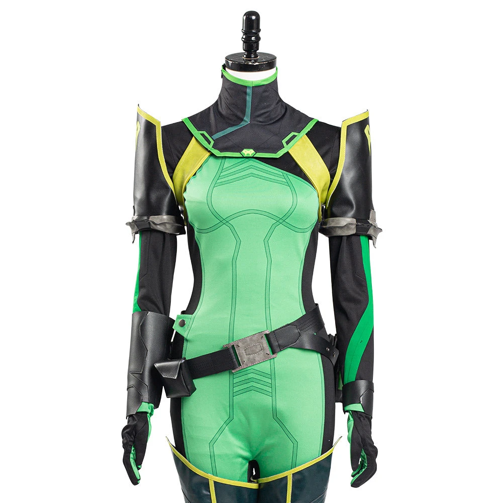 Valorant Viper Combinaison Halloween Carnaval Cosplay Costume 8 Valorant Viper Combinaison Halloween Carnaval Cosplay Costume – Image 7