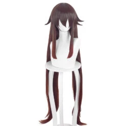Genshin Impact Hu Tao Perruque Longue Cosplay Perruque
