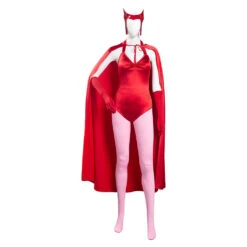 WandaVision Scarlet Witch Wanda Cosplay Costume -Newcossky 4eaa9b7408b78f76799019cf0426f999