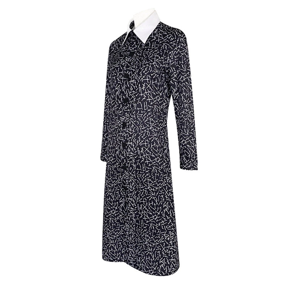 FilmThe Addams Family 1991s Wednesday Addams Robe Cosplay Costume 5 FilmThe Addams Family 1991s Wednesday Addams Robe Cosplay Costume – Image 3